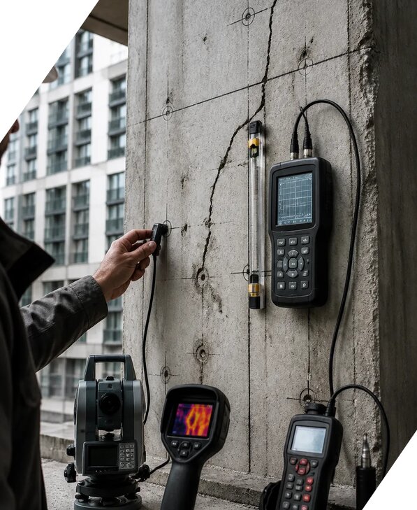 Инструментальное обследование зданий в Малоярославце от 15513 р. | ЭкспертизаРоссия