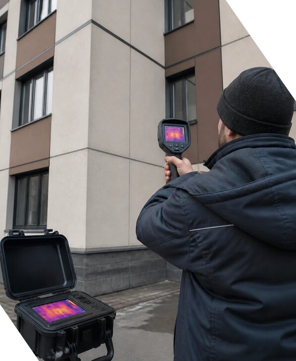 Тепловизионное обследование зданий и сооружений в Малоярославце